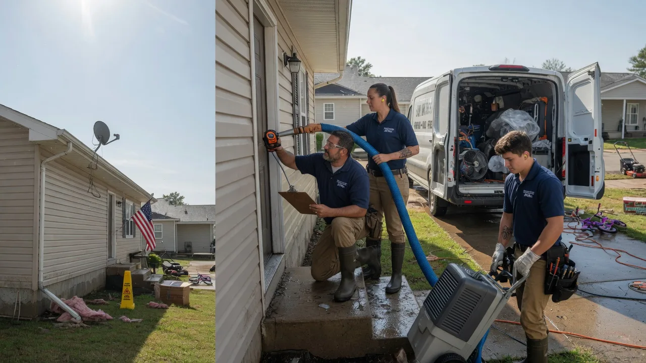 Ceiling Water Damage Restoration in Bridgeville, DE near me